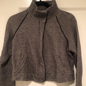 Bella Luxx - Charcoal Heather Moto Jacket Size S